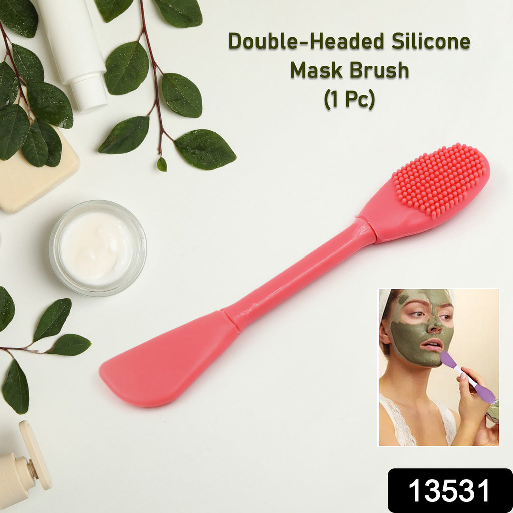 2-in-1 Double-Headed Silicone Face Mask Brush (1pc)