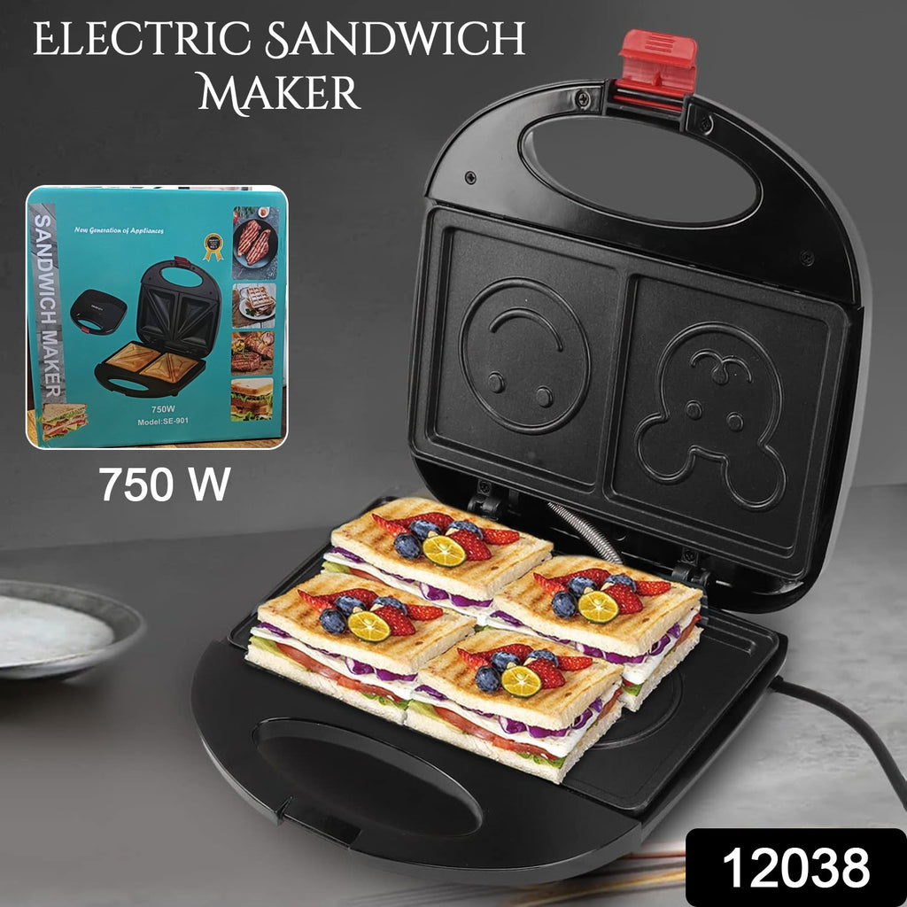Double Sided Heating Electric Sandwich Maker