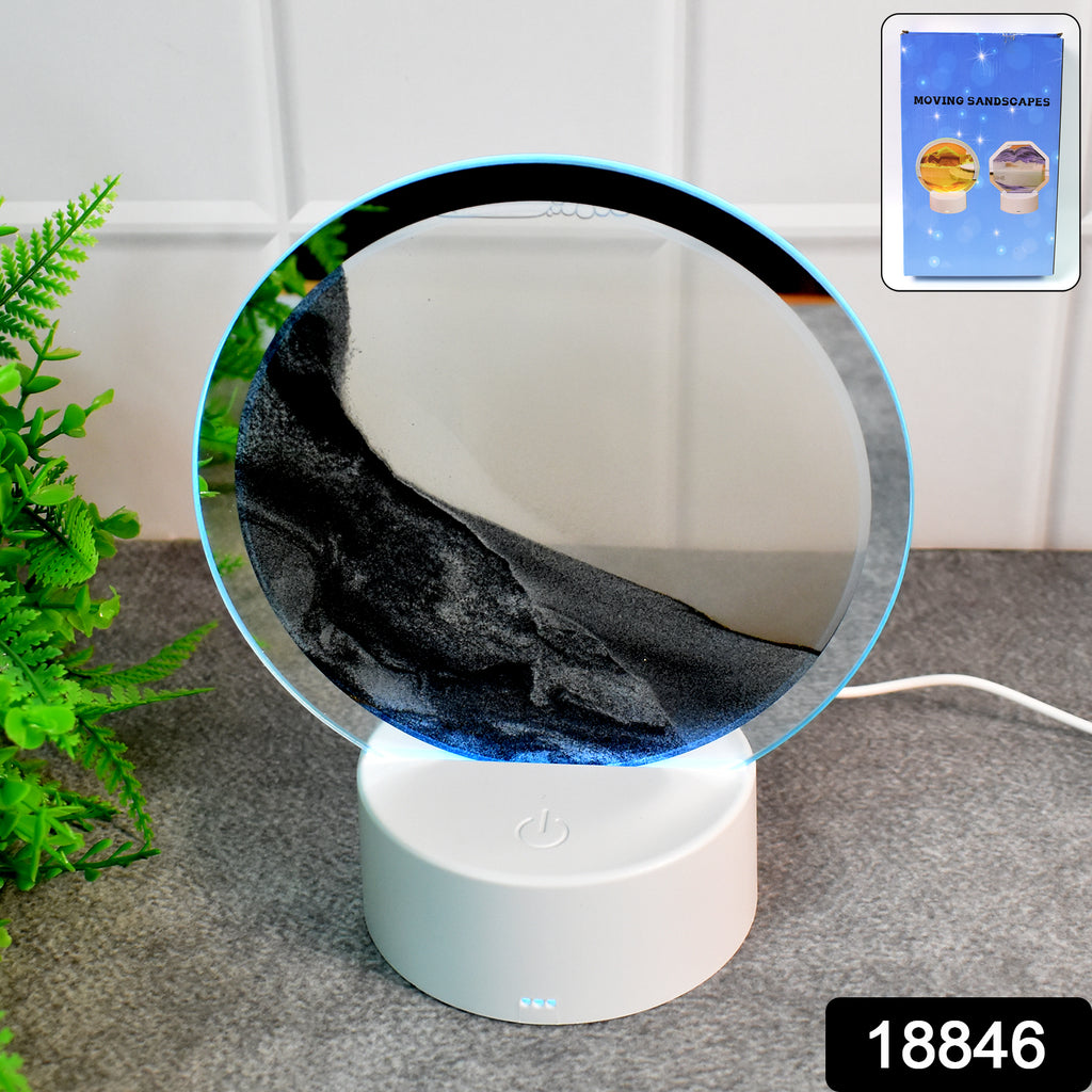 3D Liquid Motion Display with LED Light (1 Pc)