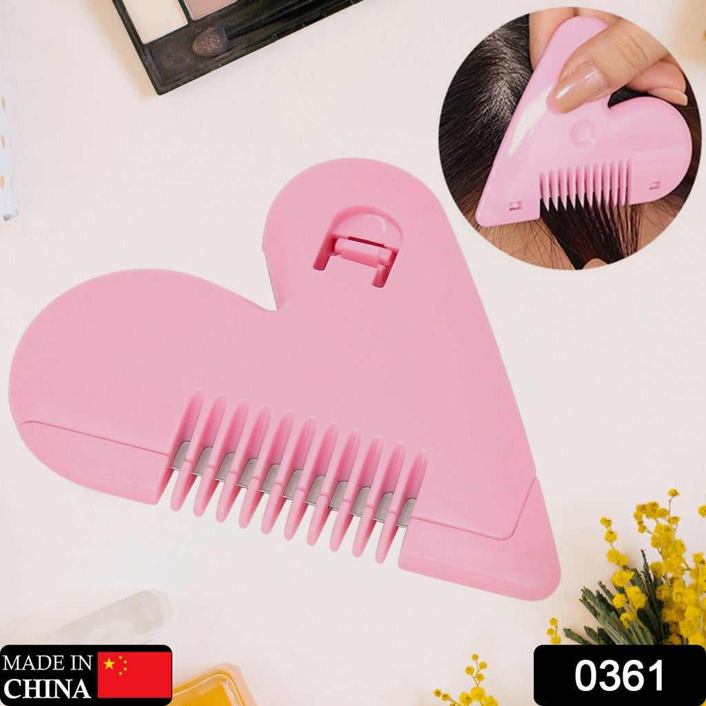 Heart-Shaped Baby Hair Cutting Scissors (1pc)