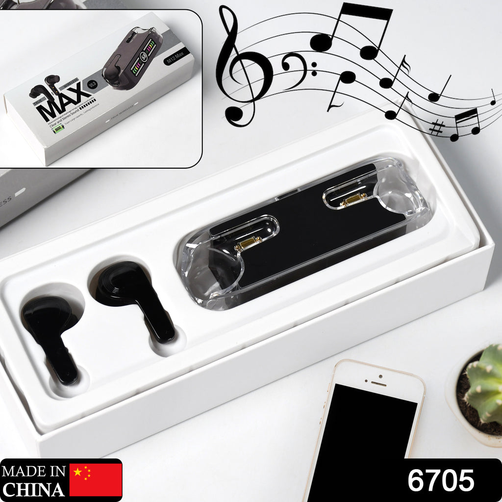 Wireless Bluetooth Earphones with Touch Control (Black)