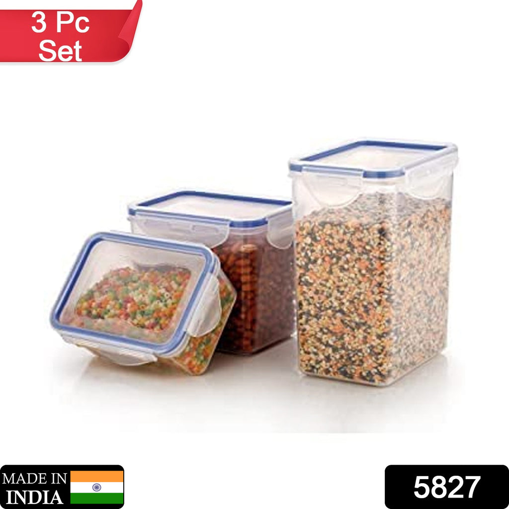 Rectangle ABS Airtight Food Storage, 3 Pcs Set