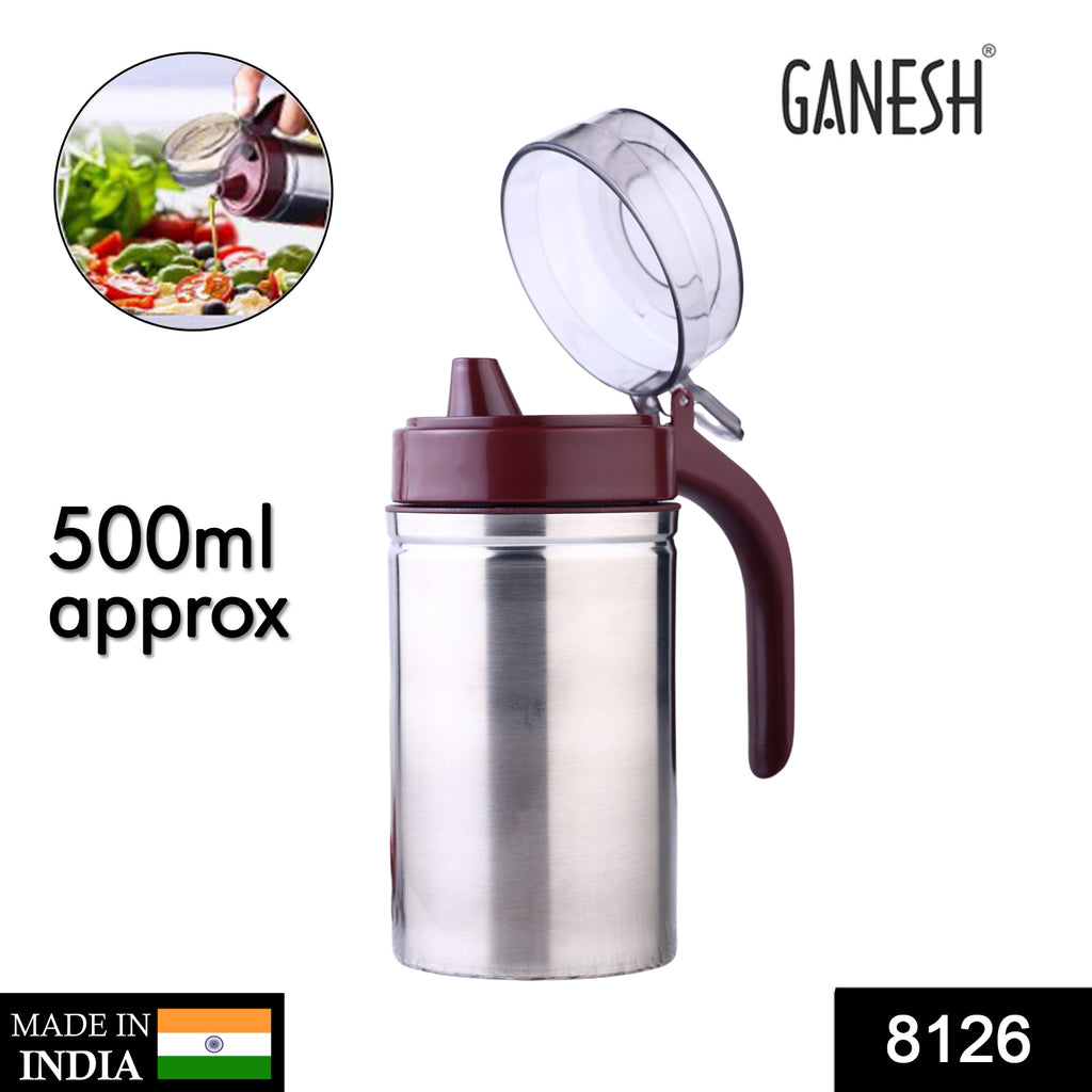 Stainless Steel Oil Dispenser with Small Nozzle (500ml)