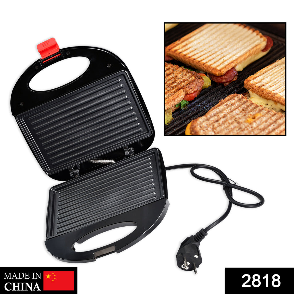 Sandwich Maker Non-stick Plates Indicator Lights