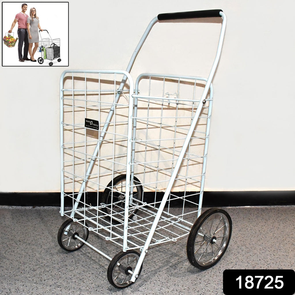 Foldable Shopping Trolley With Wheels (2 Pcs MOQ)