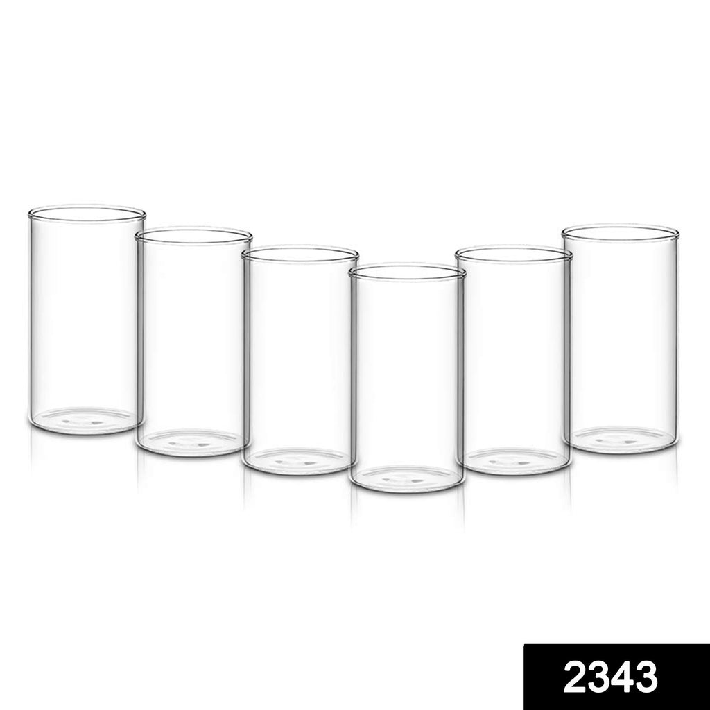 Unbreakable Stylish Transparent Glass Set 330ml