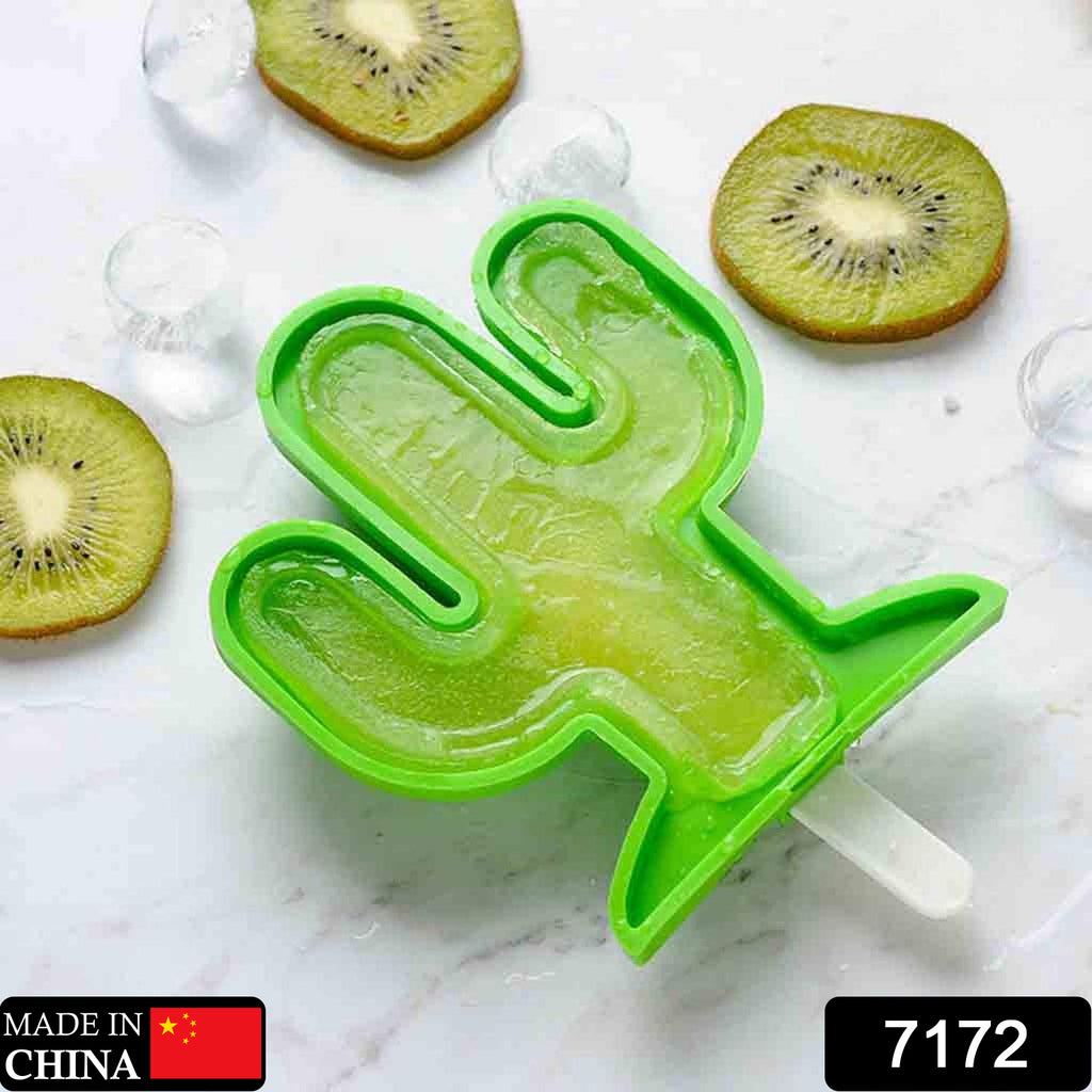 Cactus Shape Silicone Popsicle Mold for Ice Cream