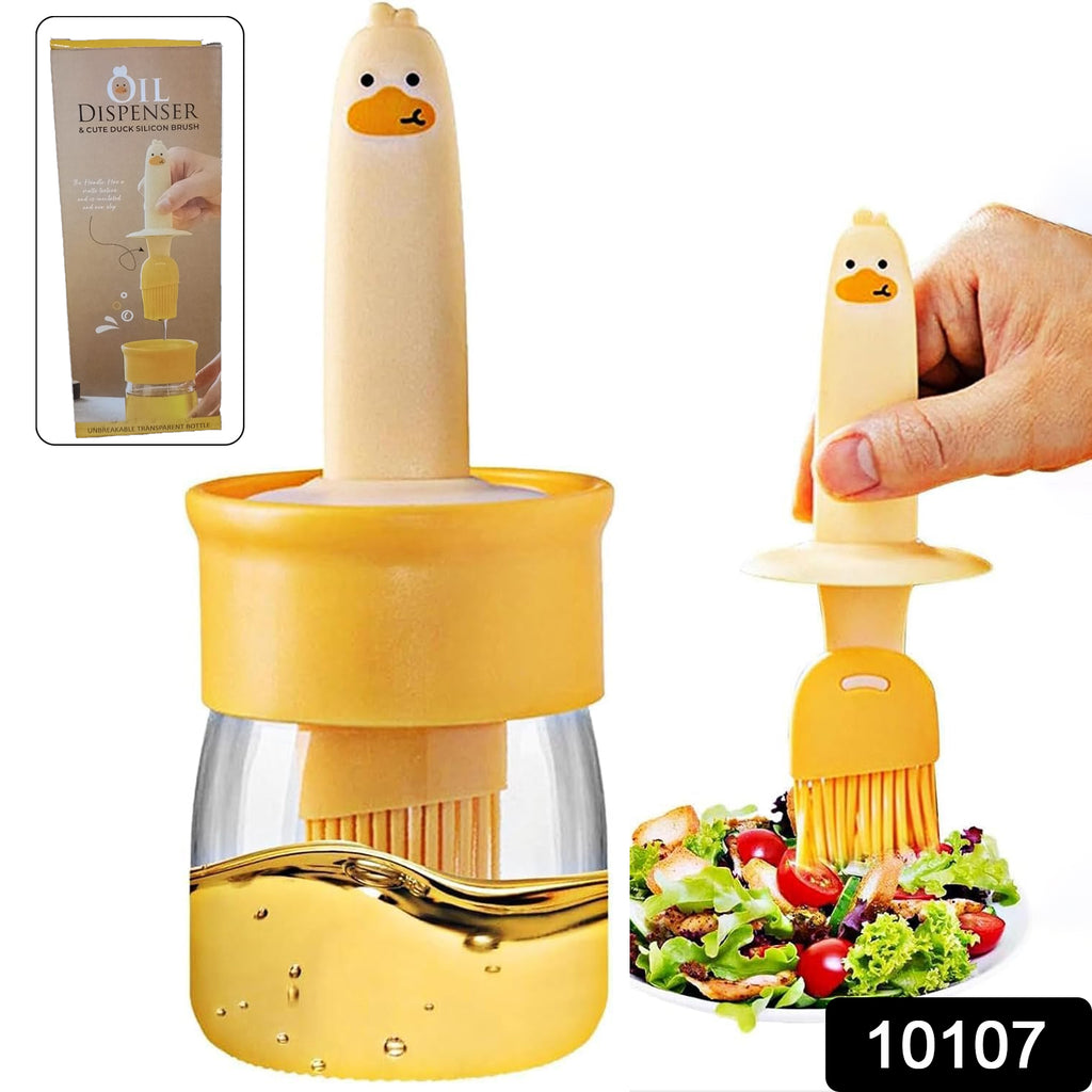 2-in-1 Oil Dispenser Bottle with Silicone Basting Brush