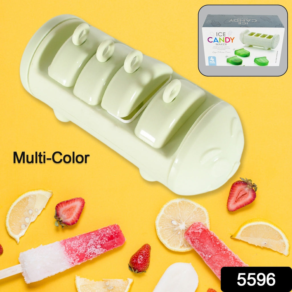 Cartoon Shape Mold Ice Candy Popsicle Mold Multicolor (1 Pc)
