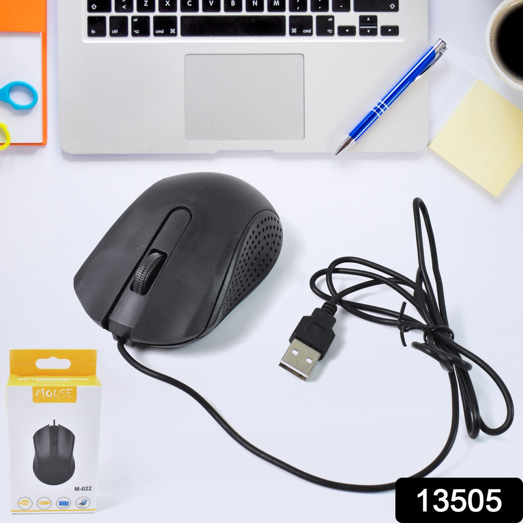 Computer Wired Optical Mouse M-022 1 Pc