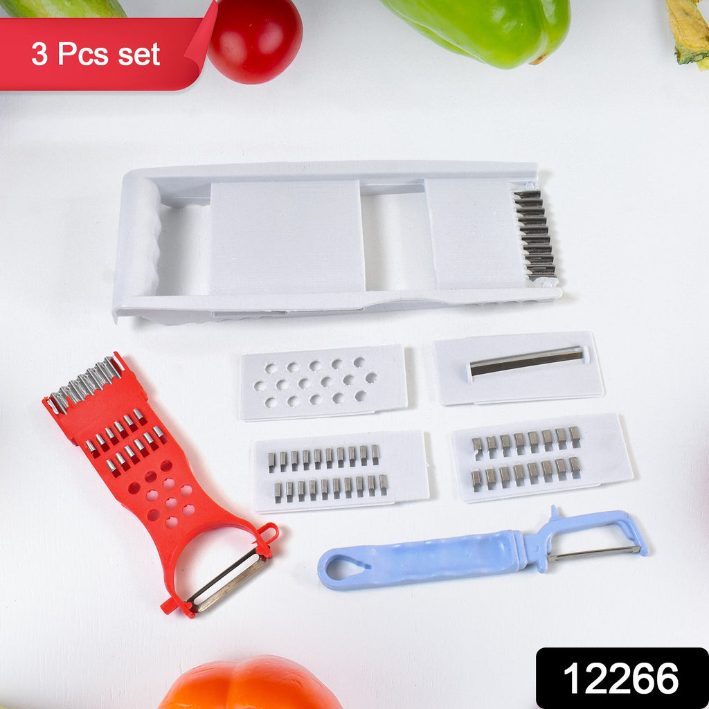 3-in-1 Kitchen Set: Grater, Slicer, Peeler (3-Piece Set)