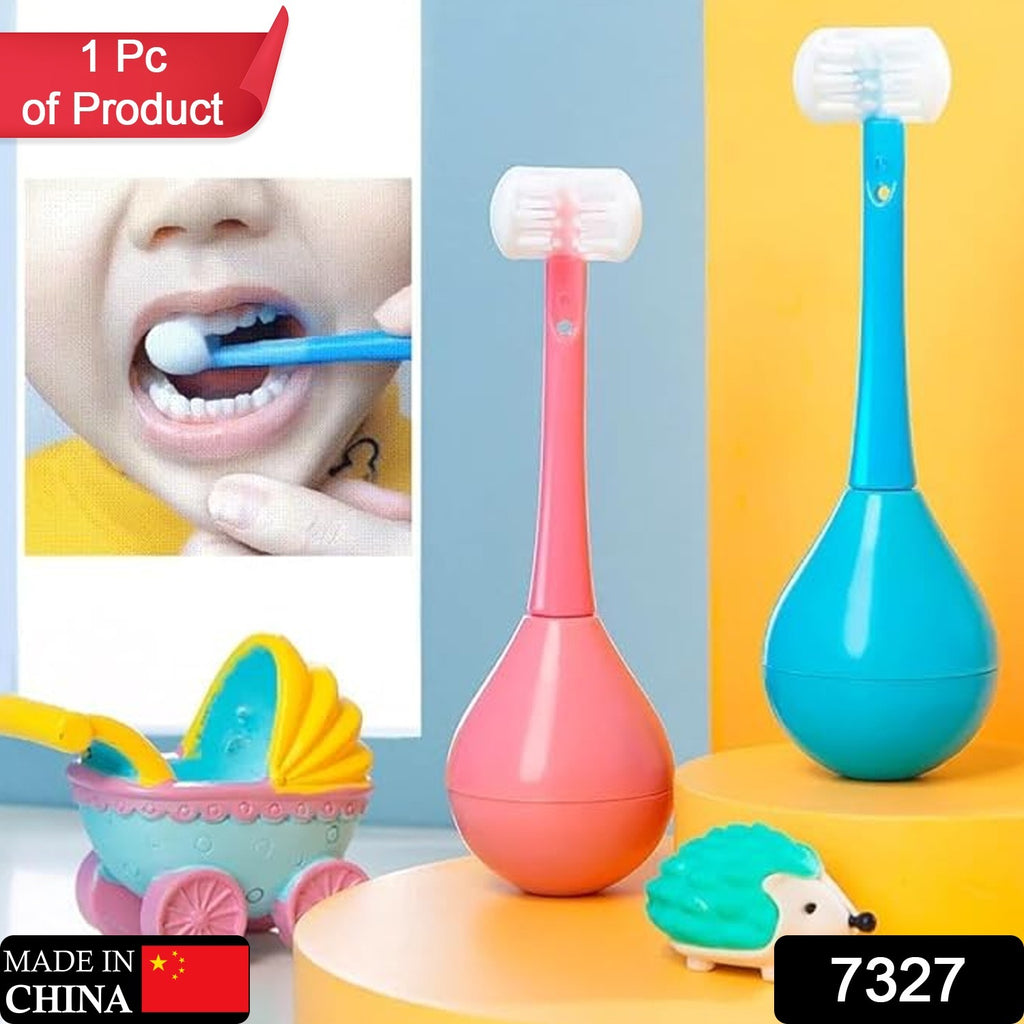 3-Sided Toddler Toothbrush, Soft Bristles, Age 2-12