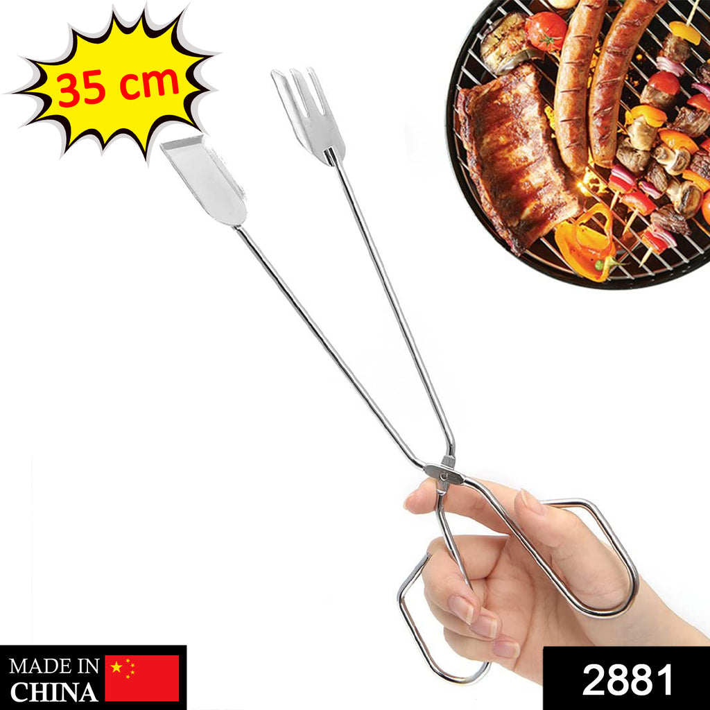 Multifunctional Metal BBQ Clip Tongs for Charcoal