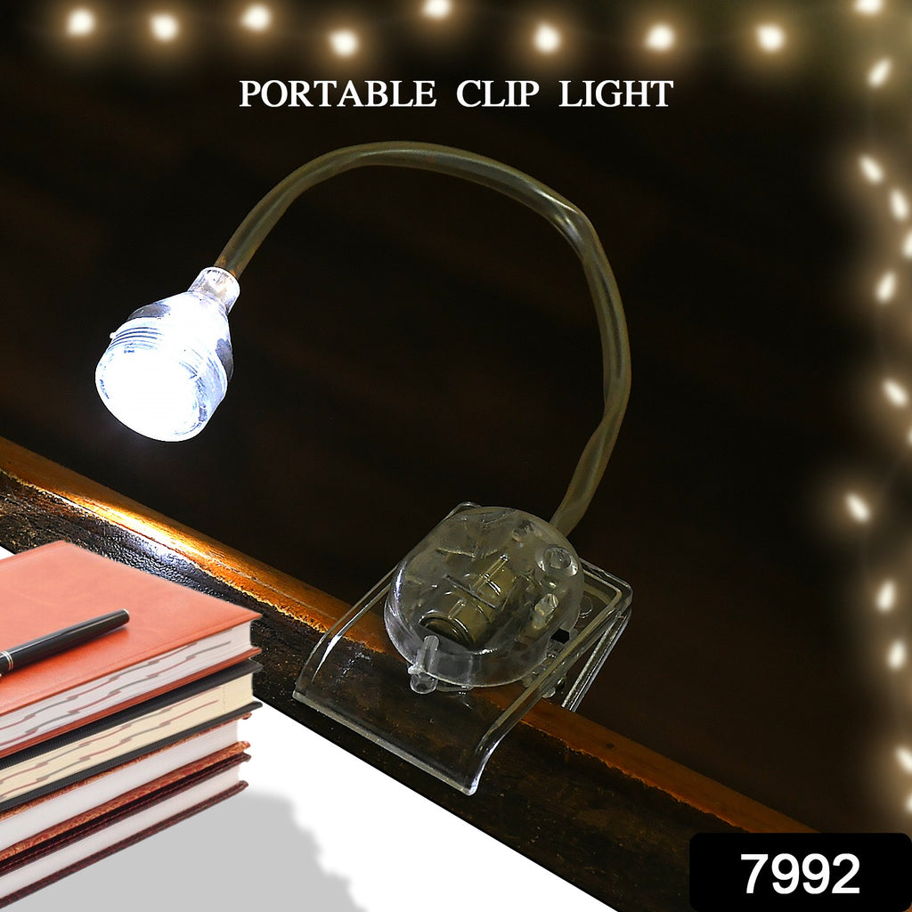 Portable Clip Light For Indoor/Outdoor Use