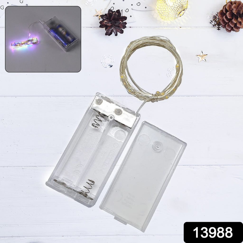 30 LED Copper Wire String Fairy Lights (Battery-Powered)