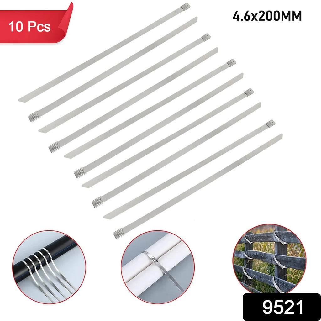 Stainless Steel Cable Tie Multipurpose (10 Pcs Set)