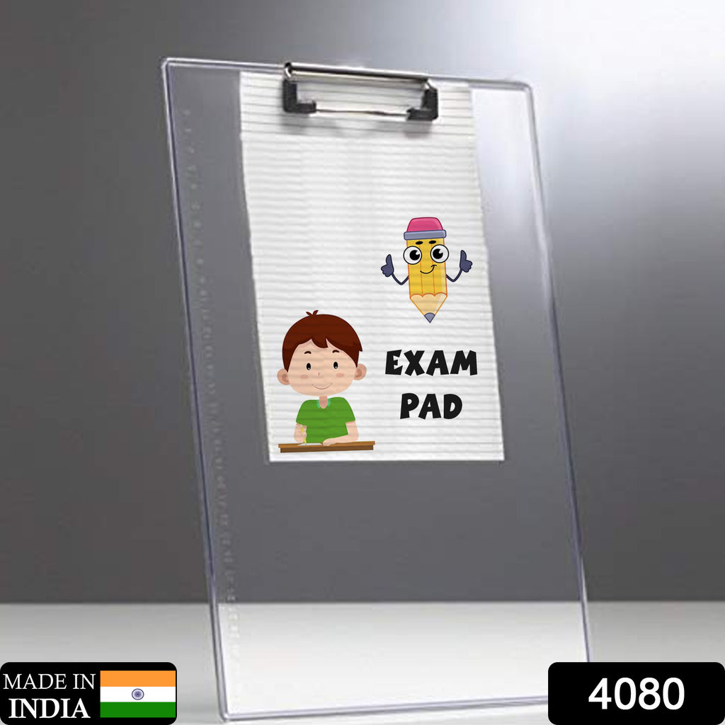 Transparent Premium Exam Pad for Students (1 Pc)