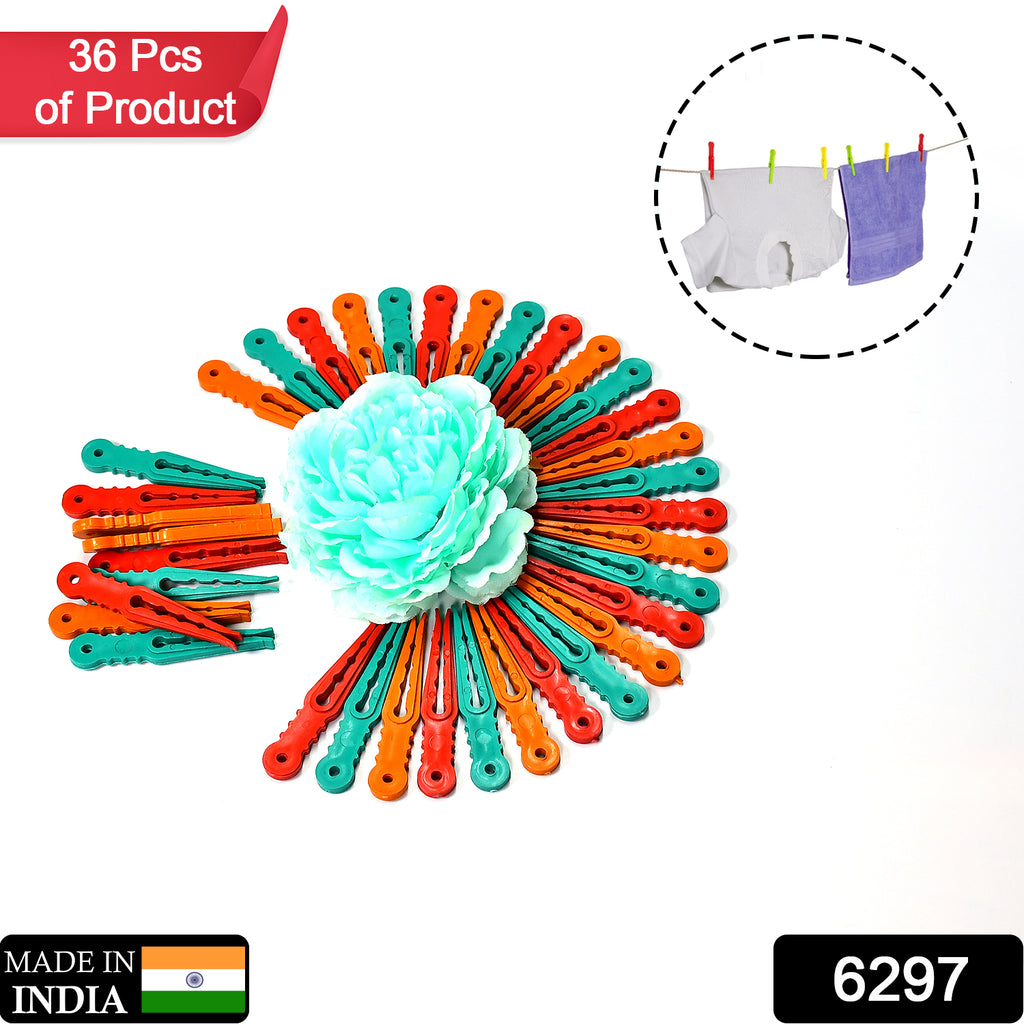 36pcs Plastic Cloth Pegs for Hanging & Drying