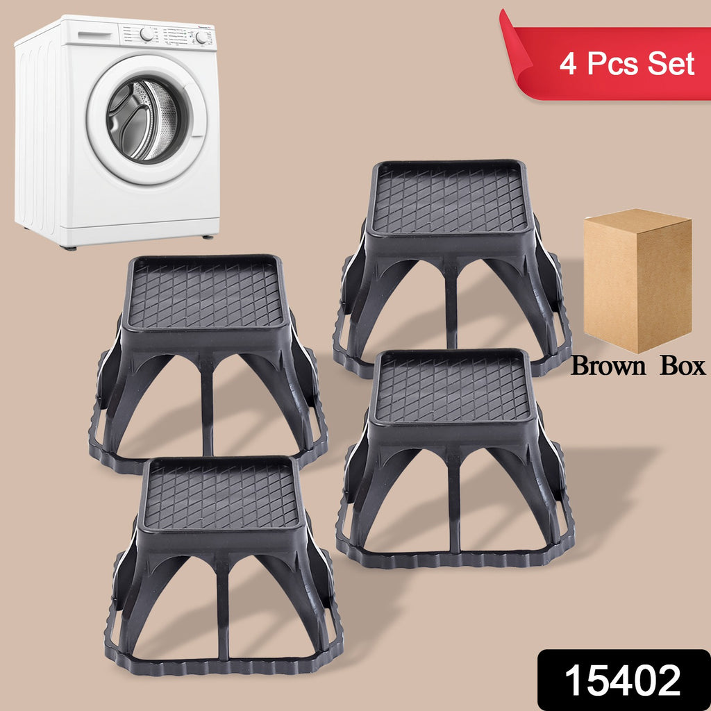 Multipurpose Plastic Washing Machine Stand (4 Pcs)