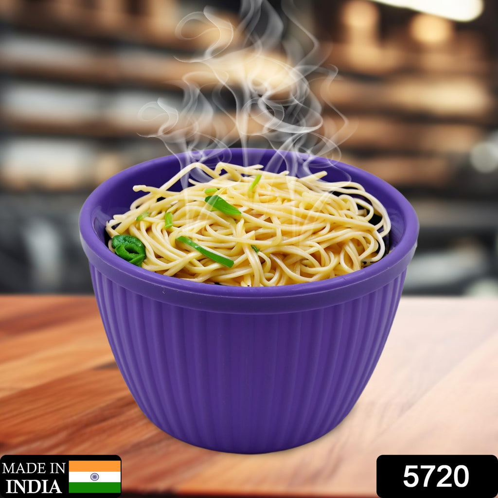 Plastic Round Noodle & Soup Bowl, Microwave Safe