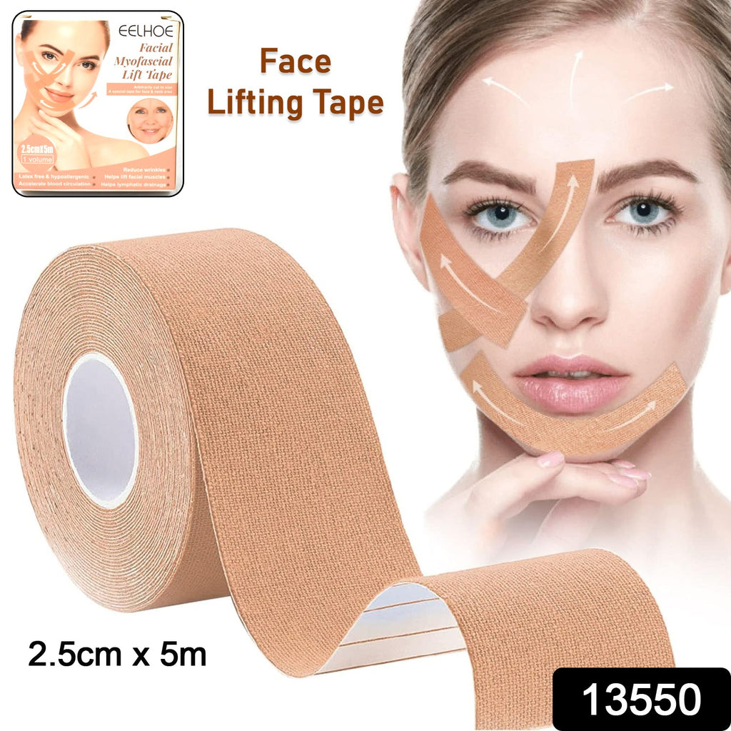 Face Lifting Myofascial Tape 5m for Tightening (1 Pc)