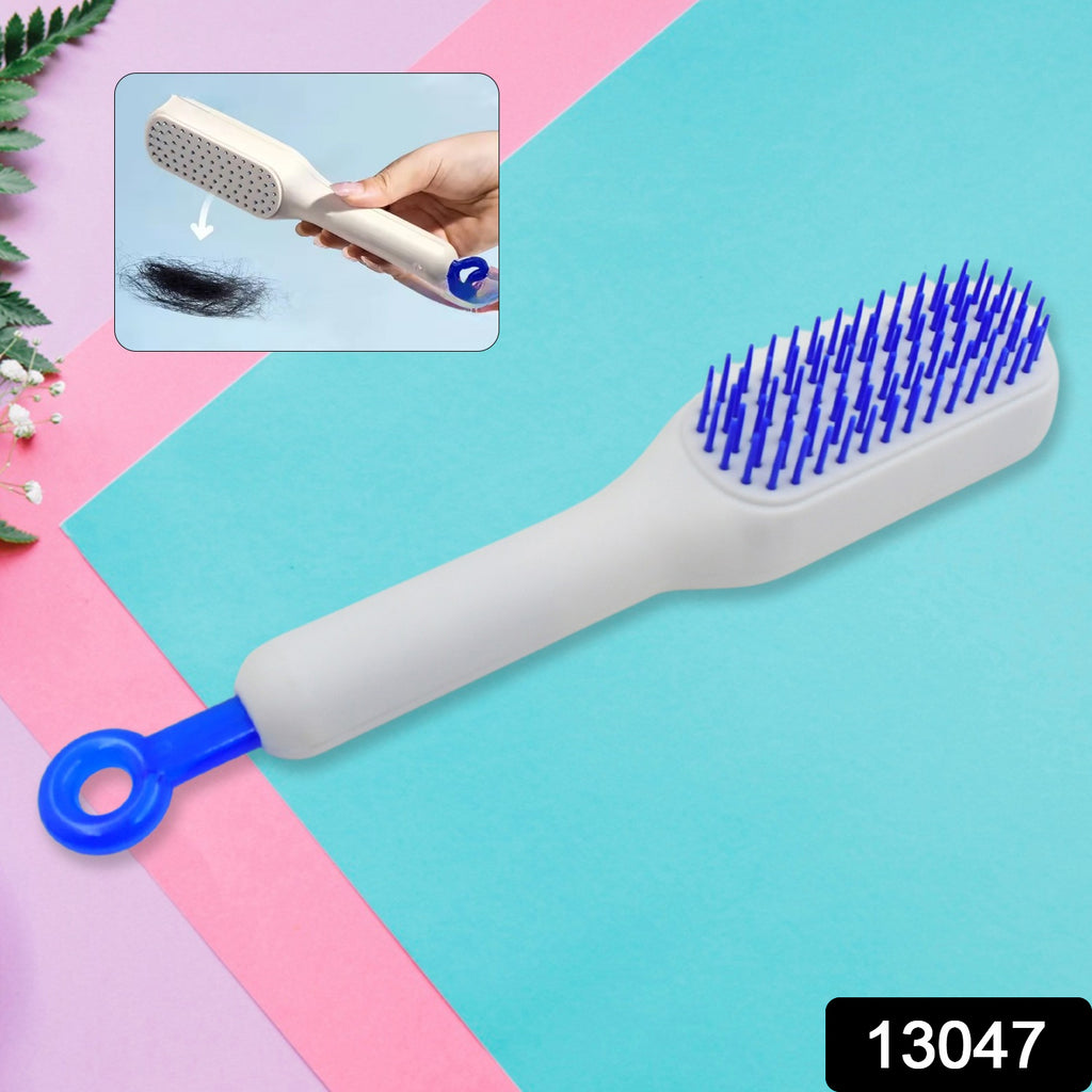 Self-Cleaning Hairbrush Anti-Static Detangling Comb