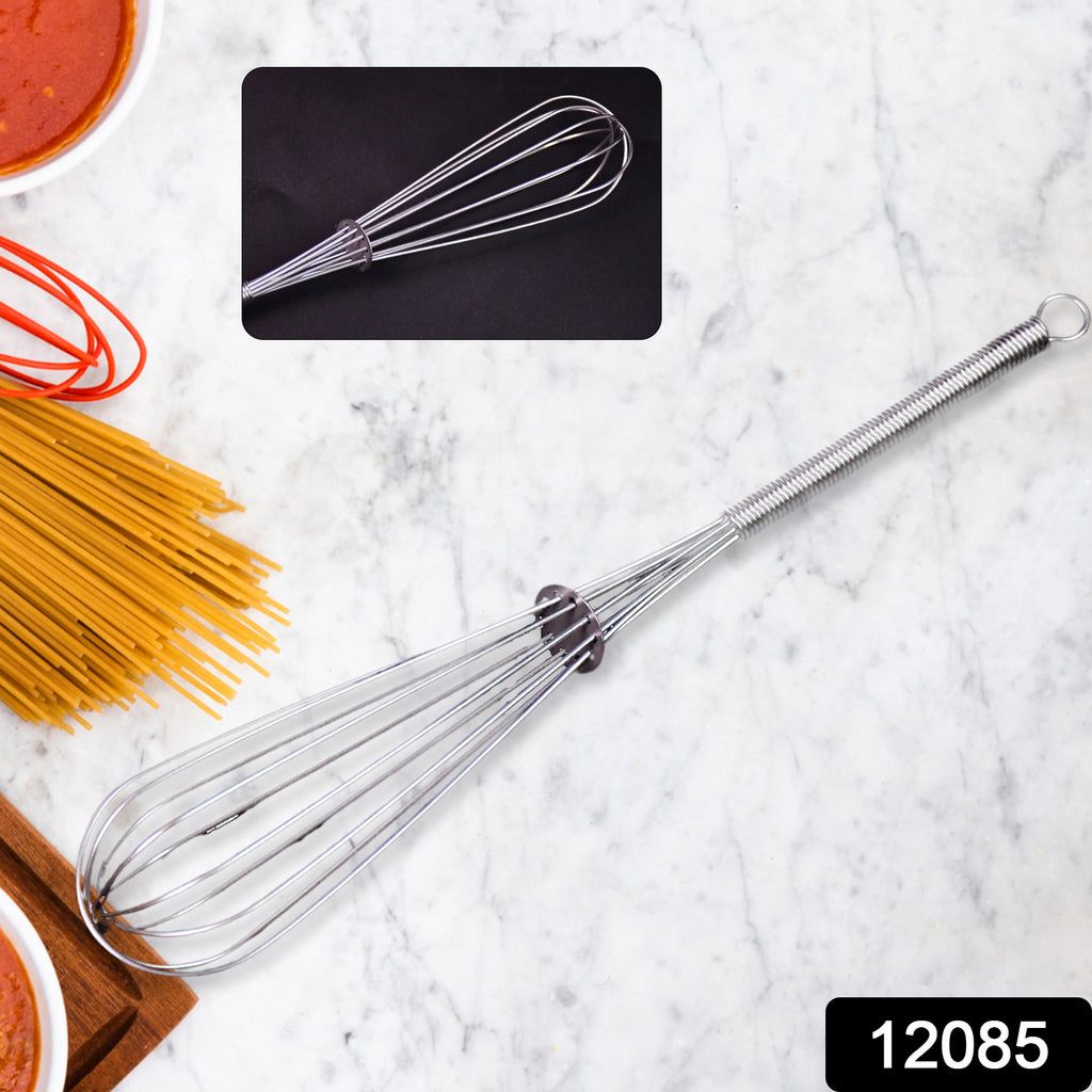 Stainless Steel Manual Milk Frother Whisk & Egg Separator