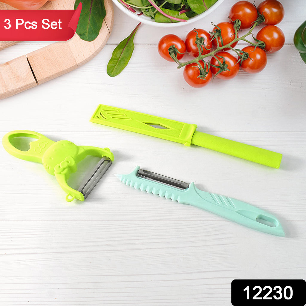 Kitchen Vegetable Peelers, 3-Piece Set