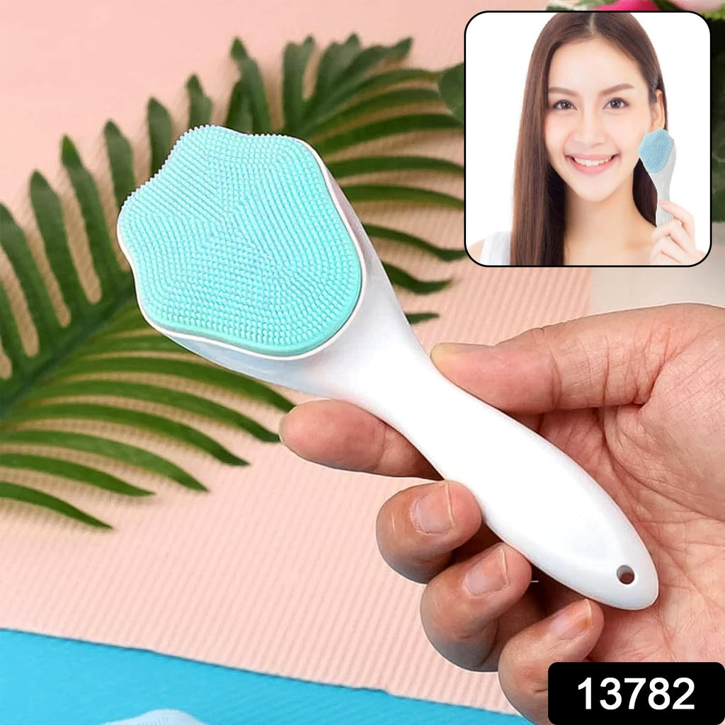 Silicone Face Scrubber Handheld Facial Exfoliating Brush