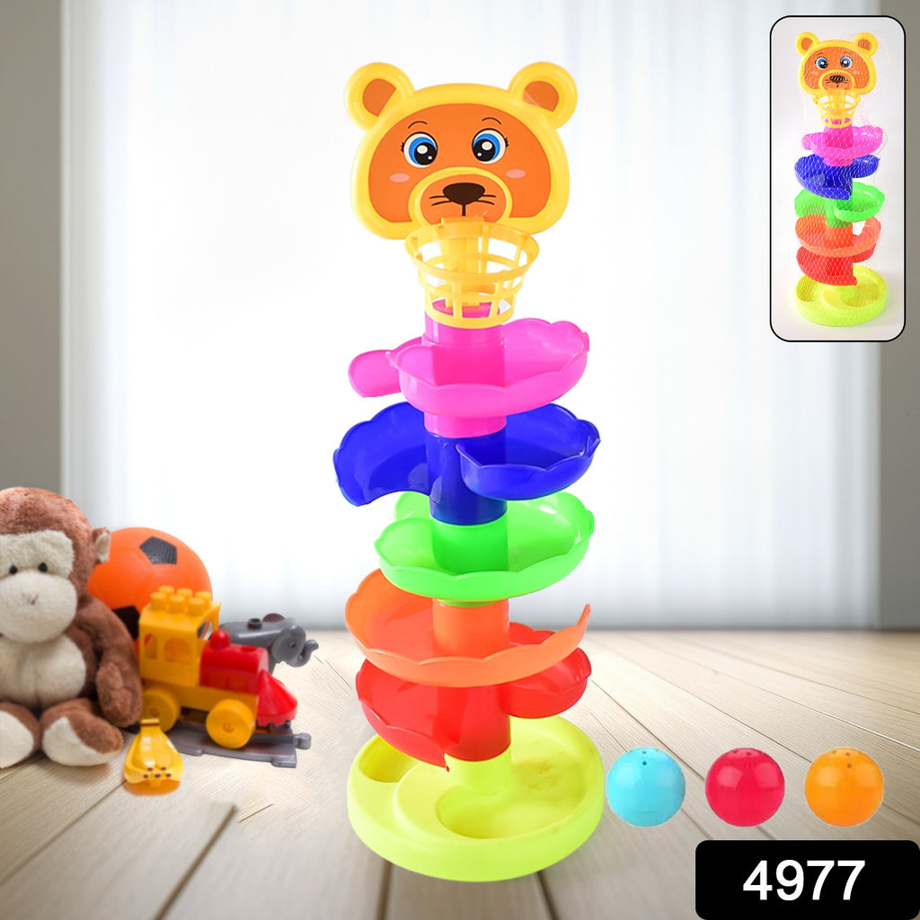 5-Layer Ball Drop Swirling Tower Educational Toy (1 Pc)