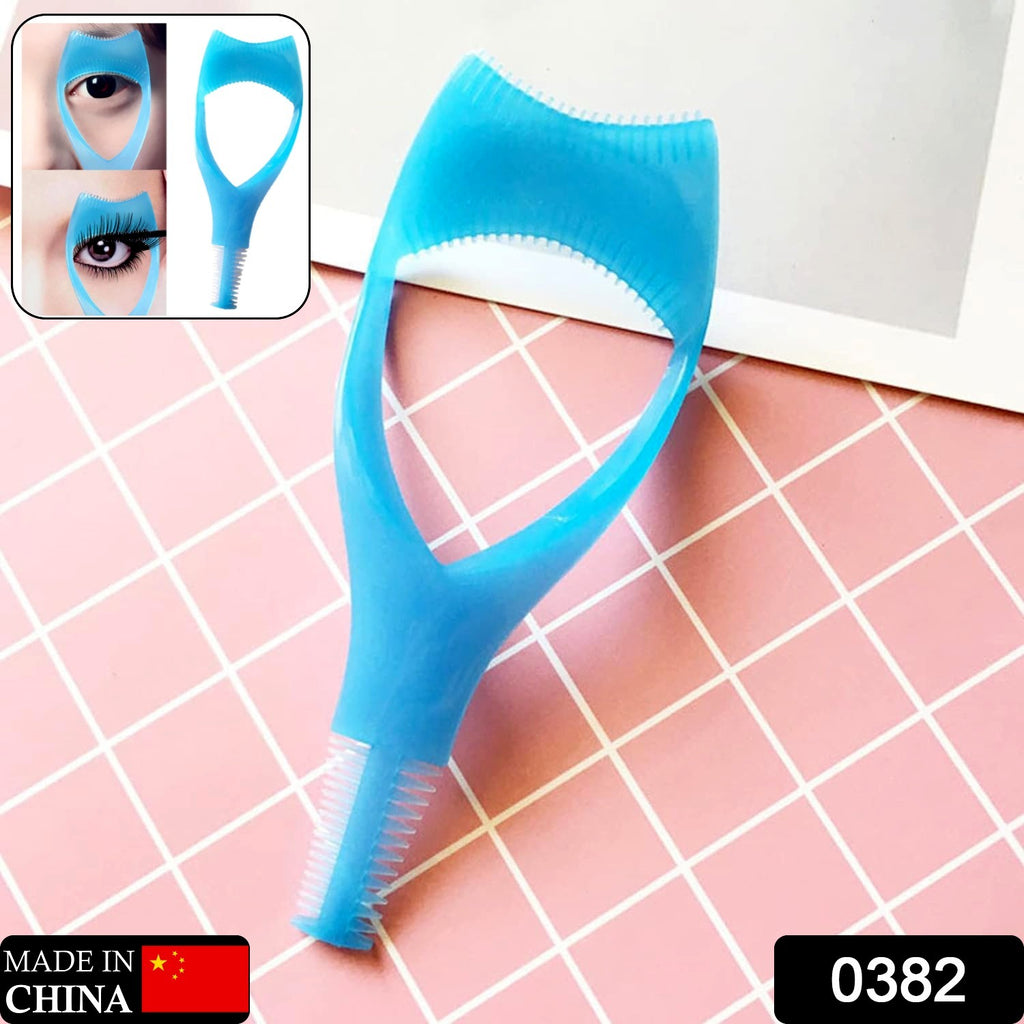 3-in-1 Eyelash Makeup Tool for Mascara & Curler (1 Pc)