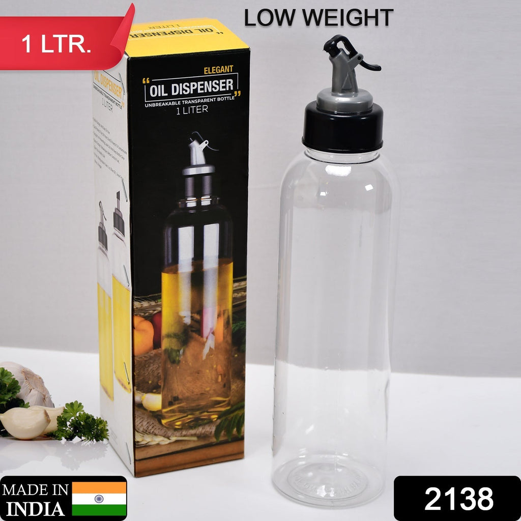 1L Oil Dispenser with Lid & Drip-Free Spout