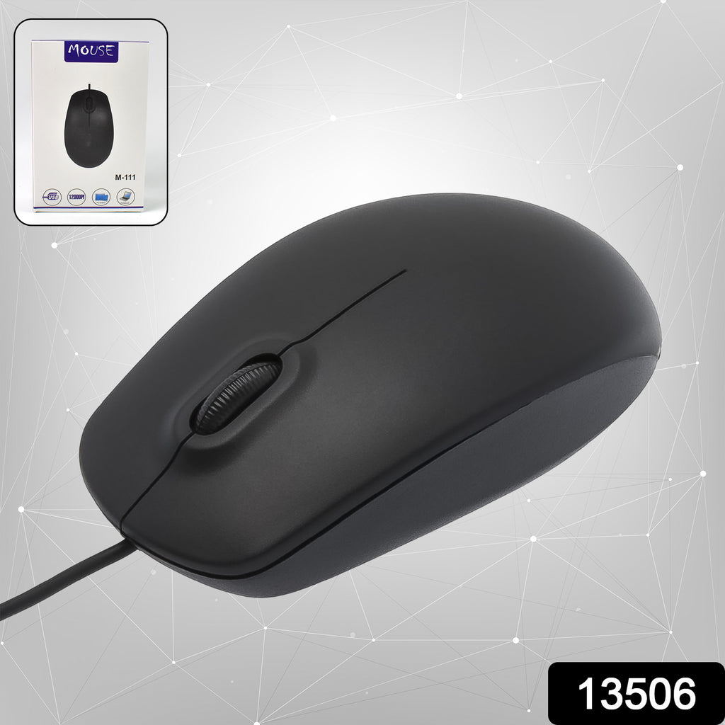 Computer Wired Optical Mouse M-111 1 Pc