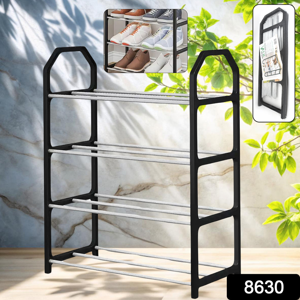 Space-saving 4-Layer Folding Shoe Rack (1 Pc)