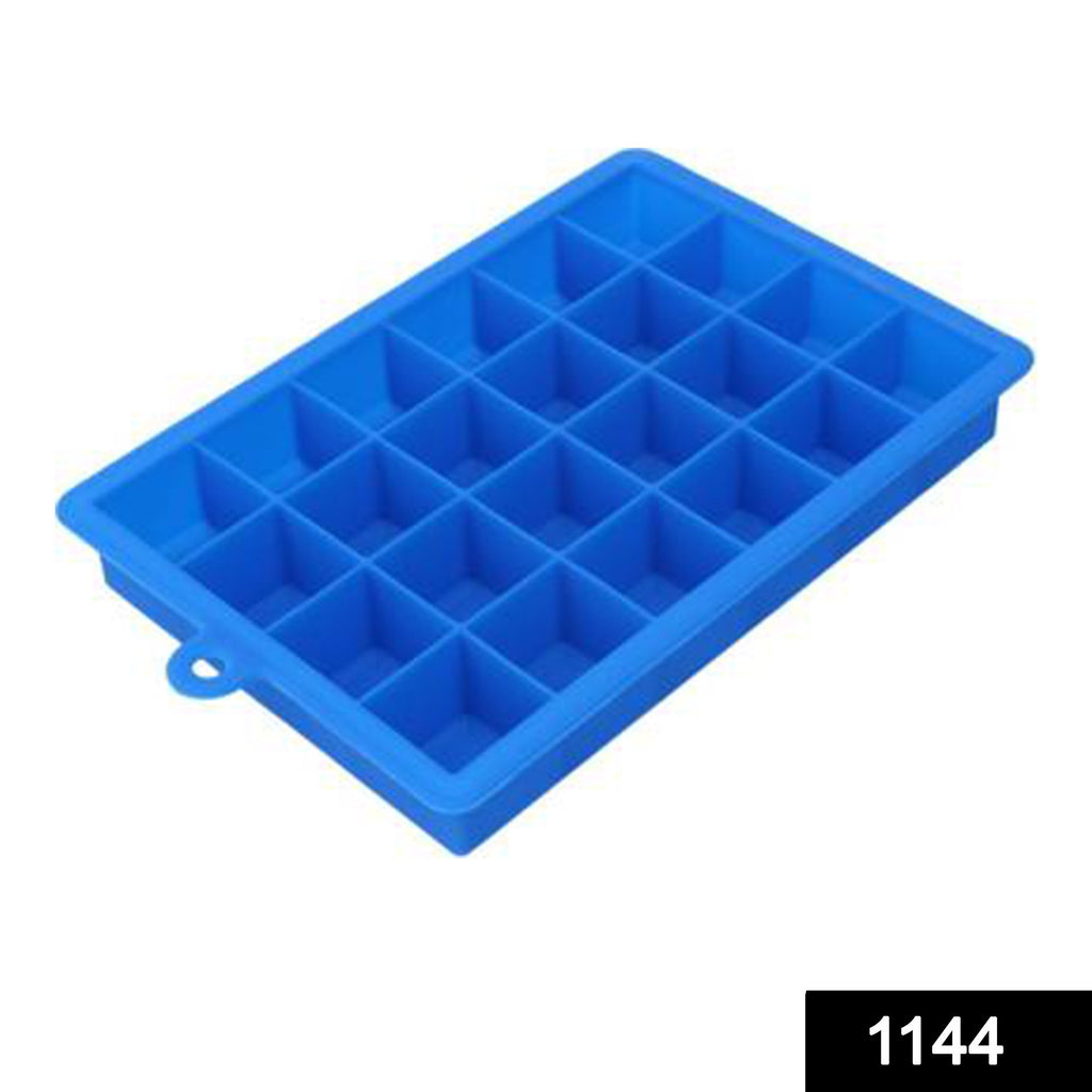 Silicone Ice Cube Trays, 24 Cavity, Multicolor