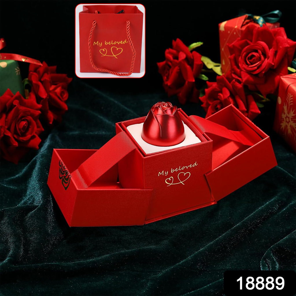 Christmas Gifts for Women Rose Ring Jewellery Box