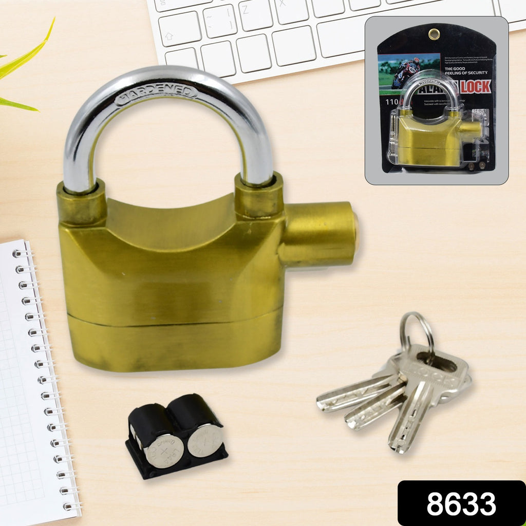 Security Alarm Lock System with 3 Keys (1 Set, Mix Color)