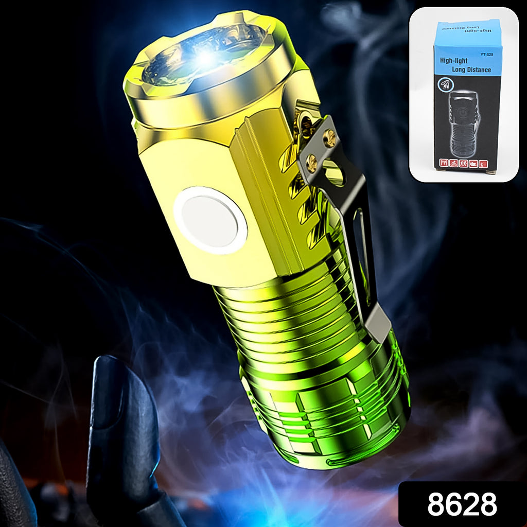 USB Rechargeable Mini LED Torch (1 Pc)