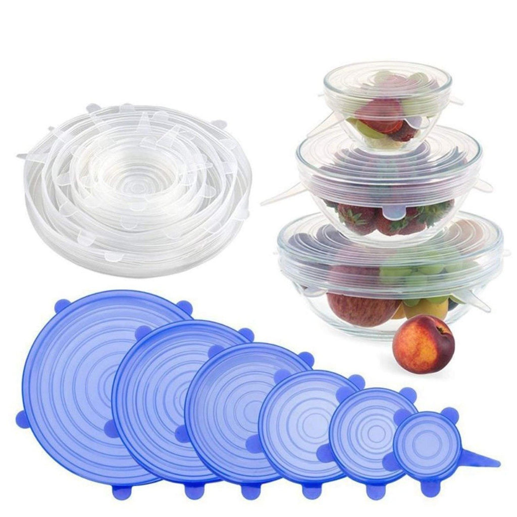 Silicone Lid Set for Containers (Stretchable)