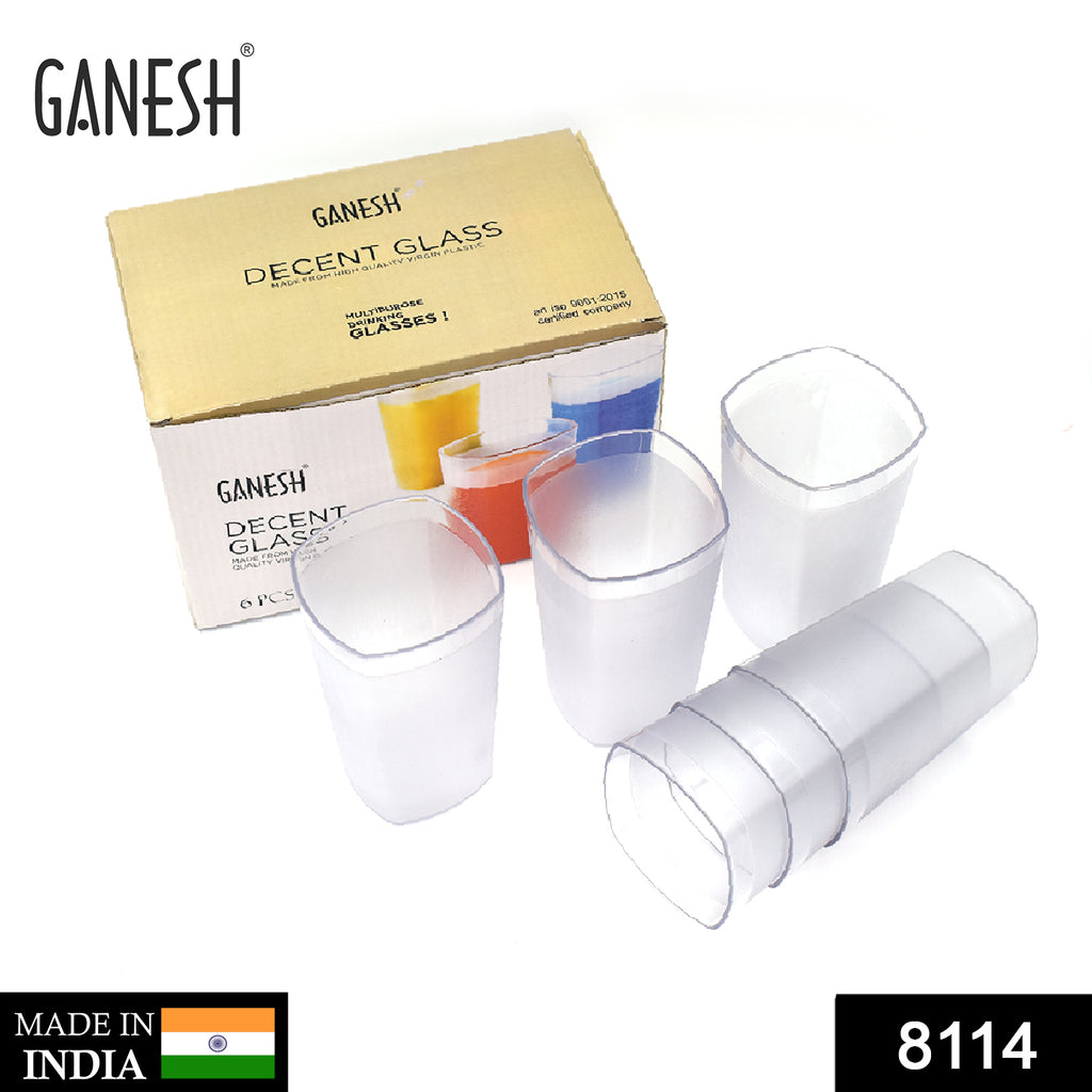 Ganesh Decent Glass Set of 6 (350ml)