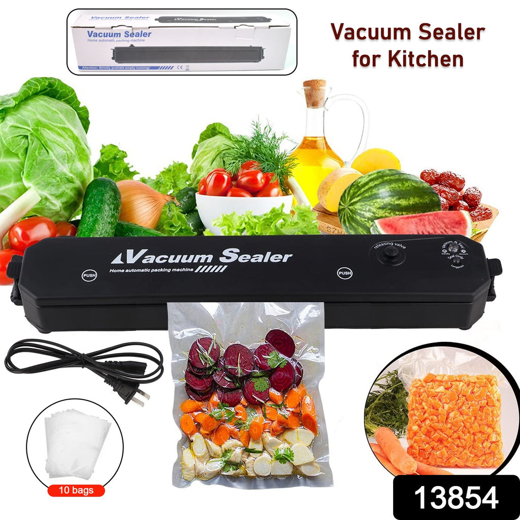 Vacuum Sealer Machine With 10 Pcs Bags (1 Set)
