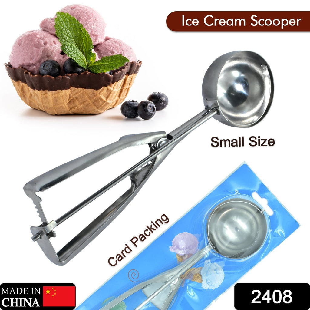Ice Cream Scoop Stainless Steel With Trigger Release