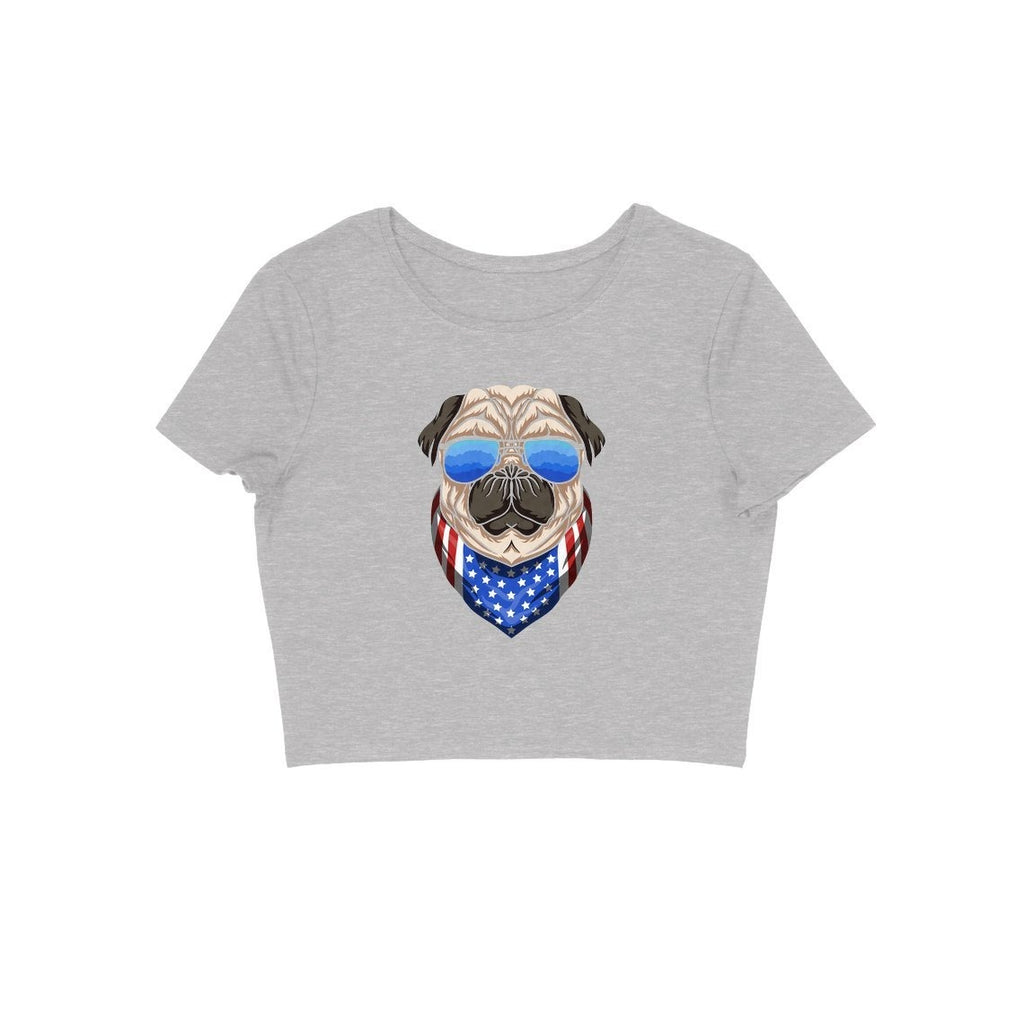 Cool Pug Crop Top - ALL MY WISH