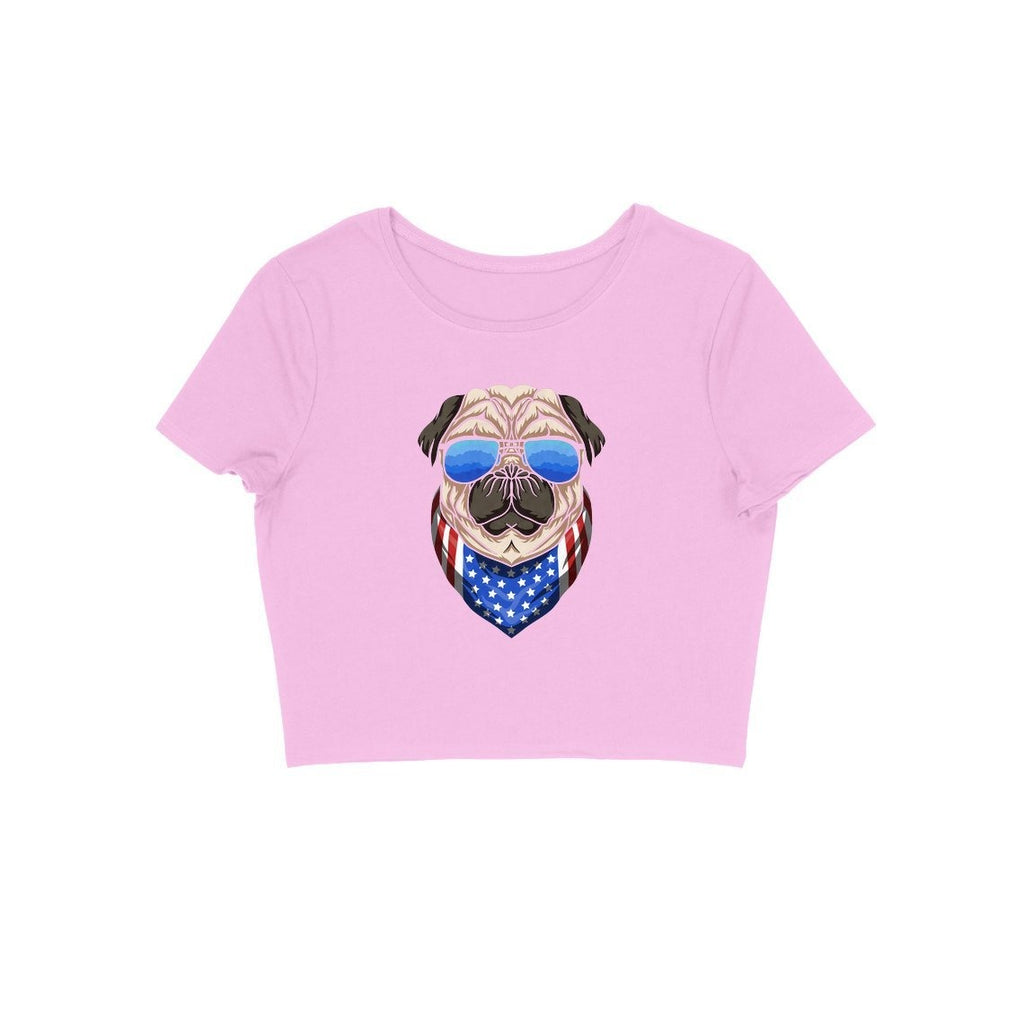 Cool Pug Crop Top - ALL MY WISH