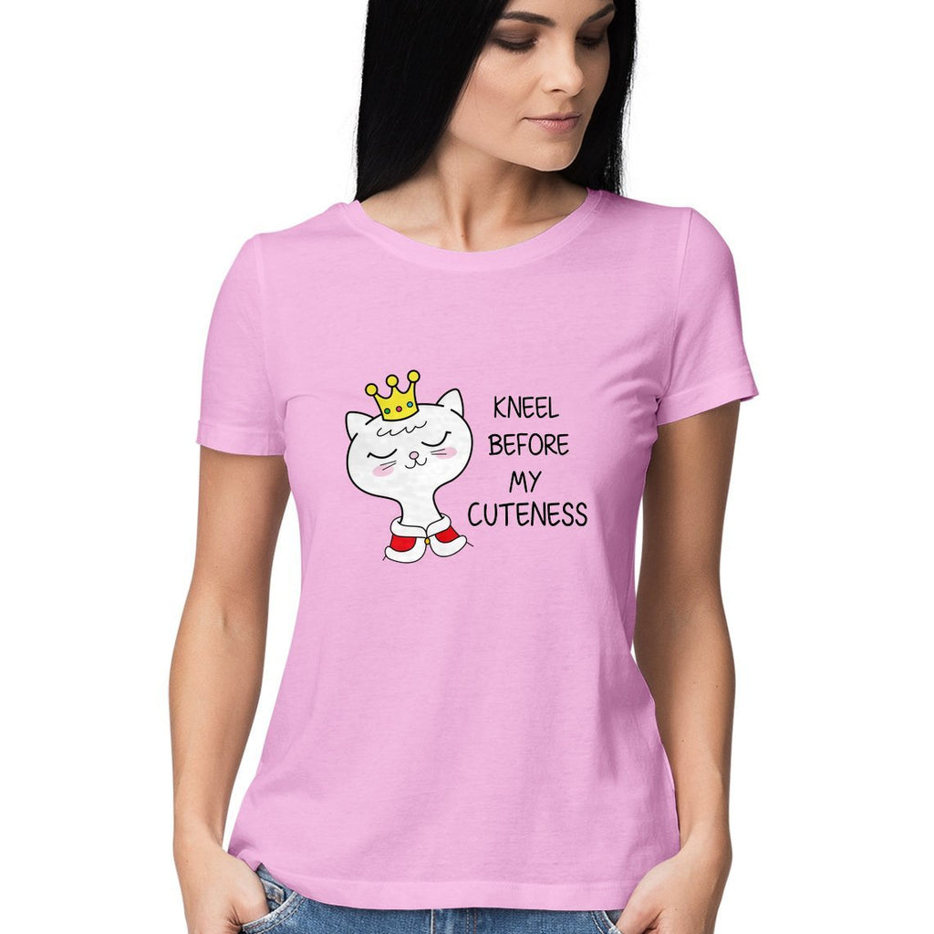 Kneel Before My Cuteness T-Shirt - ALL MY WISH