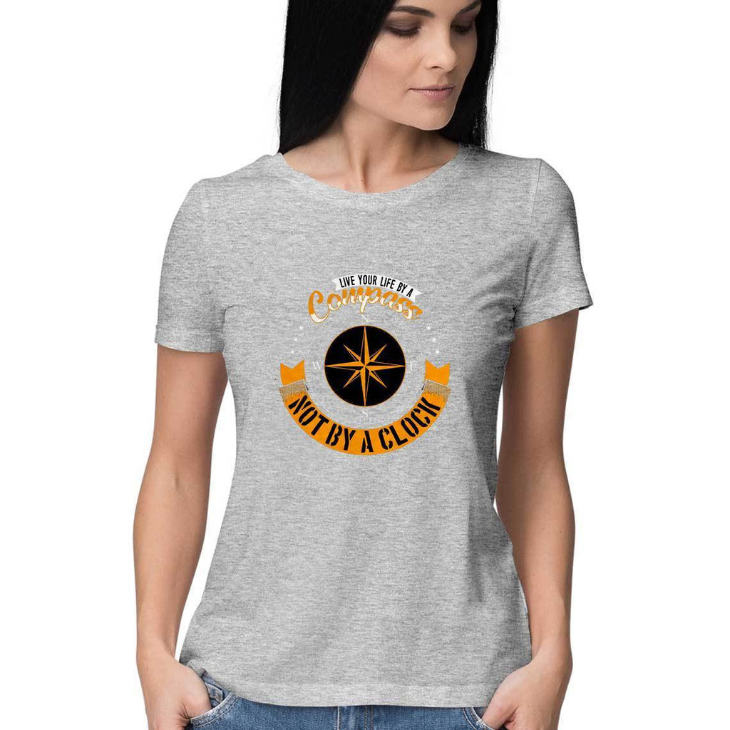 Compass Design T-Shirt - ALL MY WISH