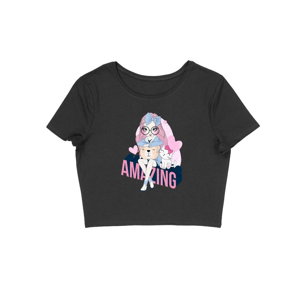 Amazing Girl Crop Top - ALL MY WISH