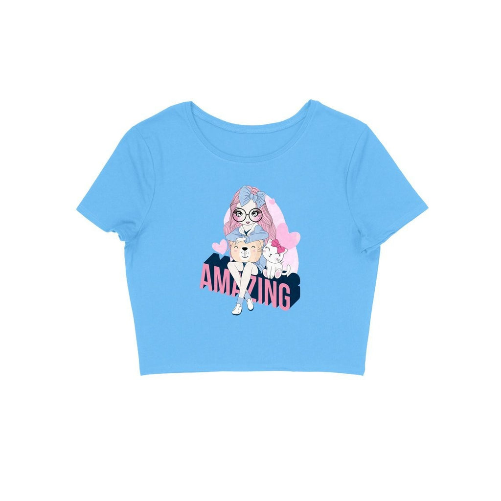 Amazing Girl Crop Top - ALL MY WISH