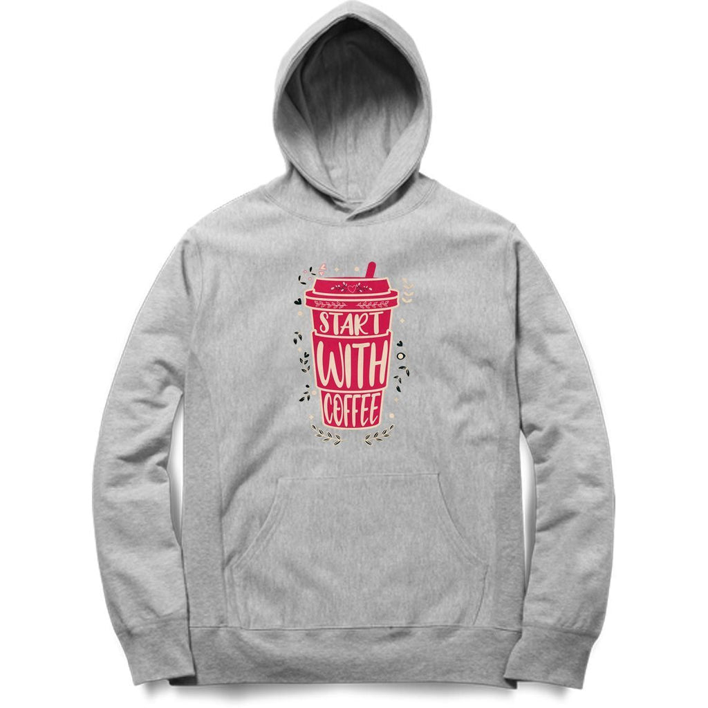 Start With Coffee Hoodie - ALL MY WISH