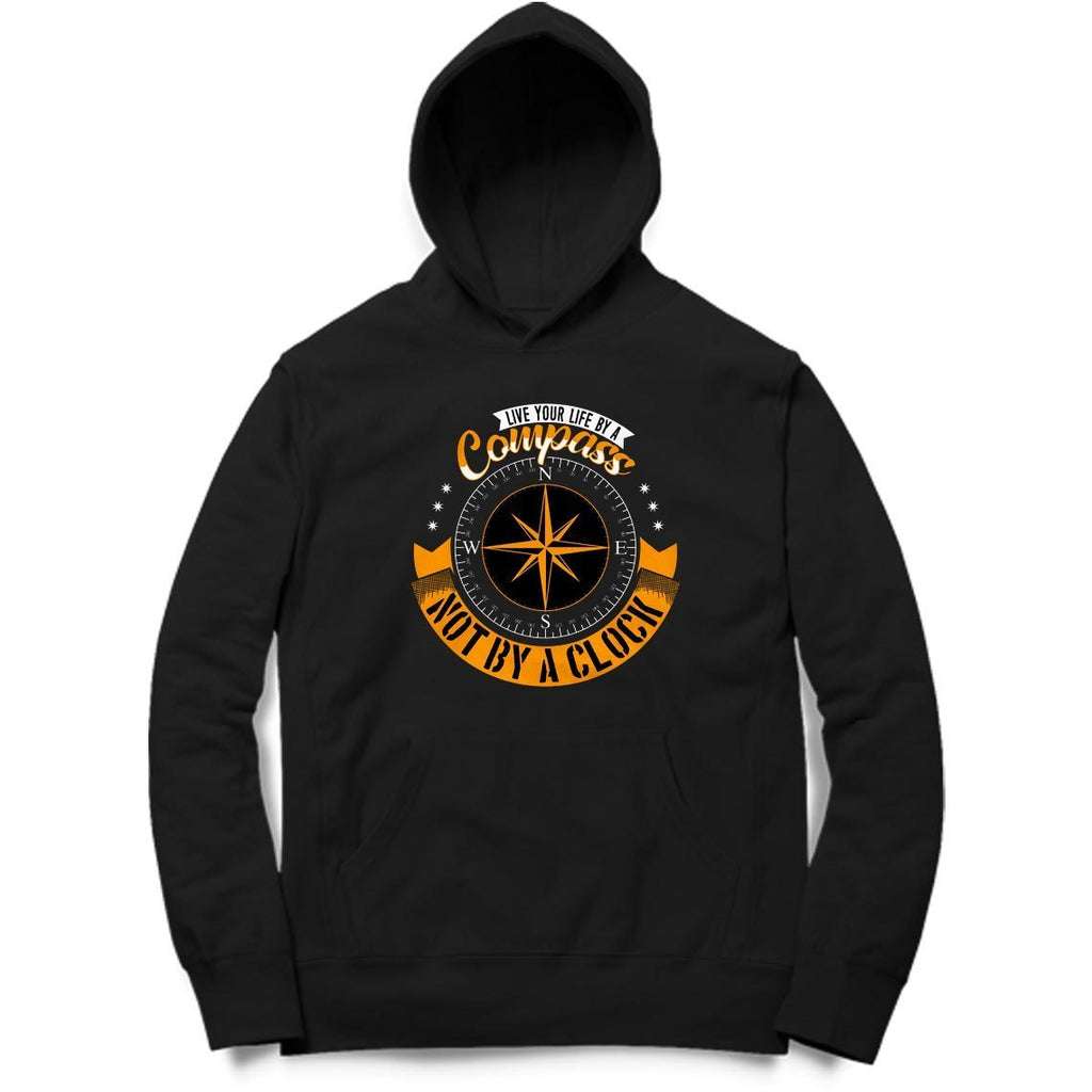 Live Your Life By Compass Hoodie - ALL MY WISH